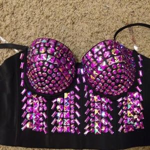 Dolls Killl Pink Gem Bustier